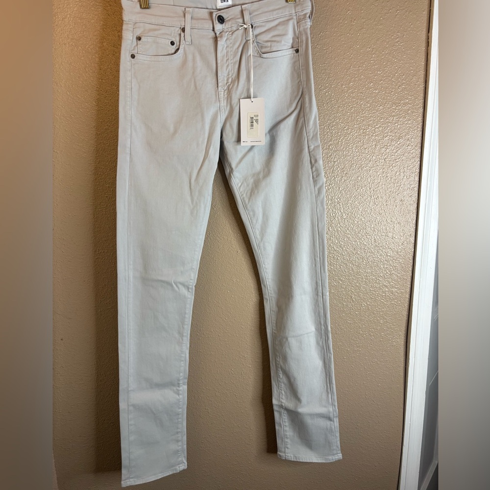 Edwin Maddox Slim Fit Endurance Jeans Men's Stone Wash Cotton Lycra Size 28 NWT